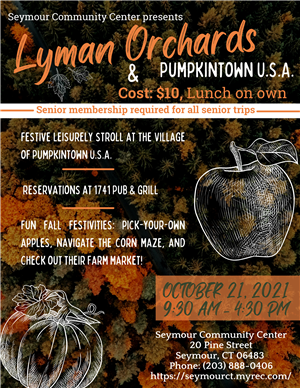 Lyman Orachards & Pumpkintown USA Flyer
