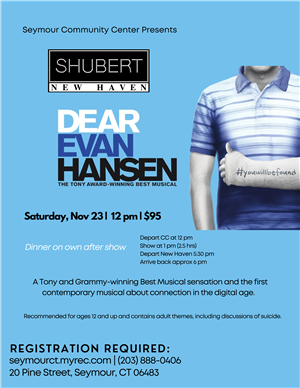 Shubert Dear Evan Hansen